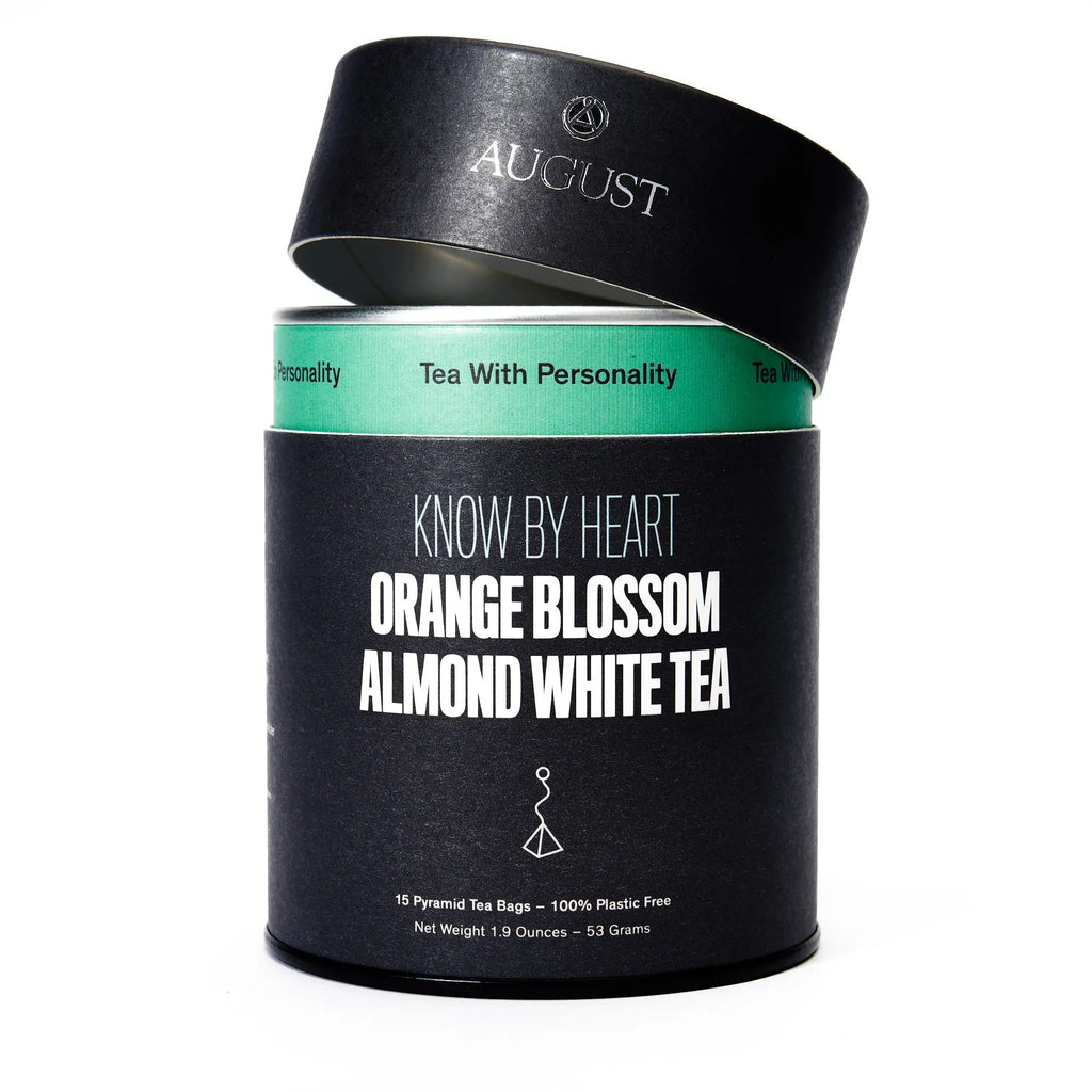 Know By Heart - Orange Blossom Almond White Tea (15 Tea Bags)