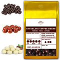 Chocolate Covered Coffee Beans Roasted Espresso Coffee Supreme Finest Artisan Beans vary from Vanuatu Sumatra Ethiopia Brazil Kenya Colombia Guatemala Burundi Costa Rica East Java El Salvador Honduras etc