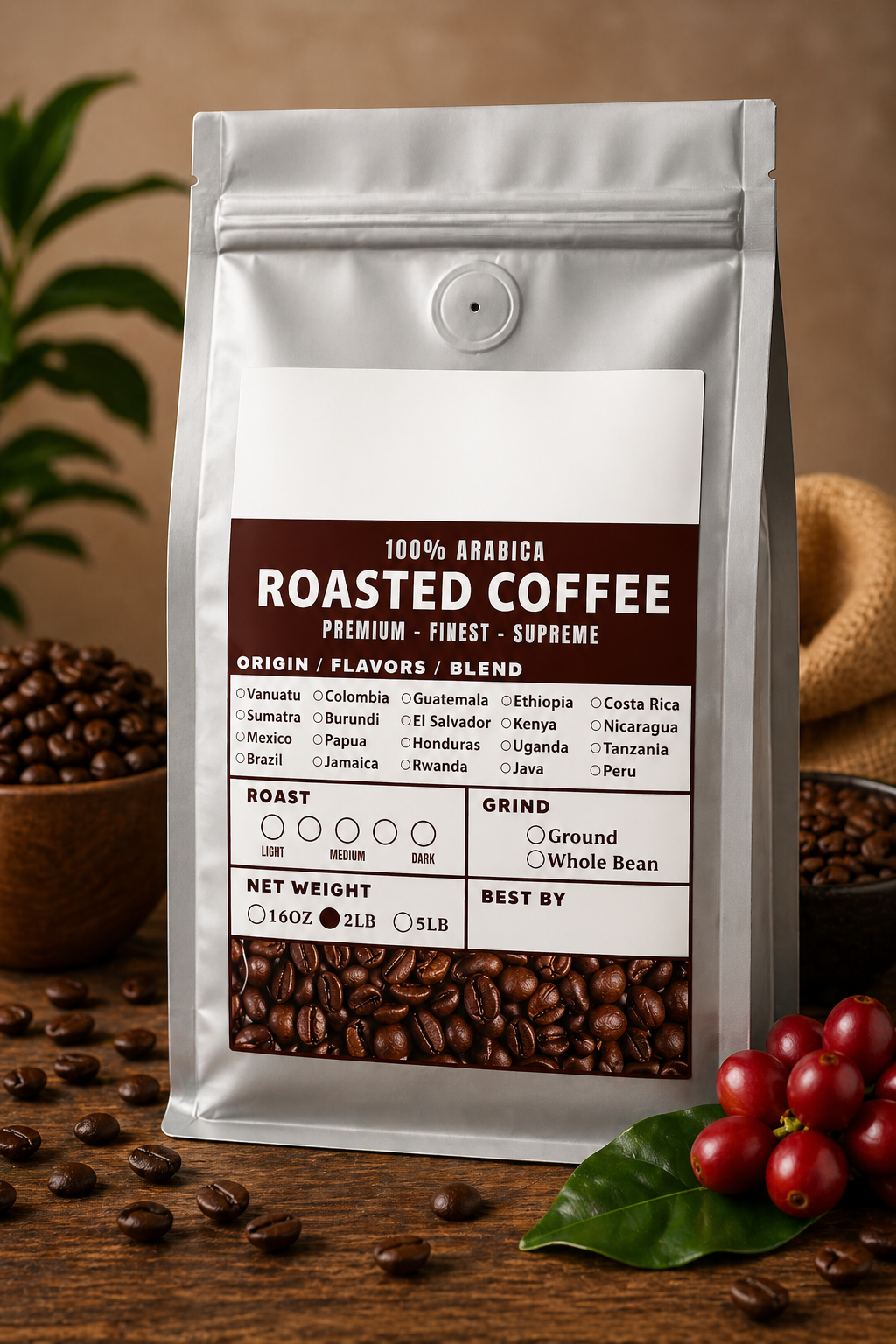 Brim Roasters 32 OZ (2LB) Specialty Coffee